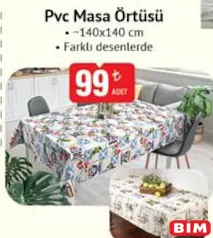 PVC MASA ÖRTÜSÜ 140X140 CM